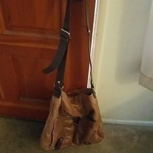 Tano leather crossbody bag